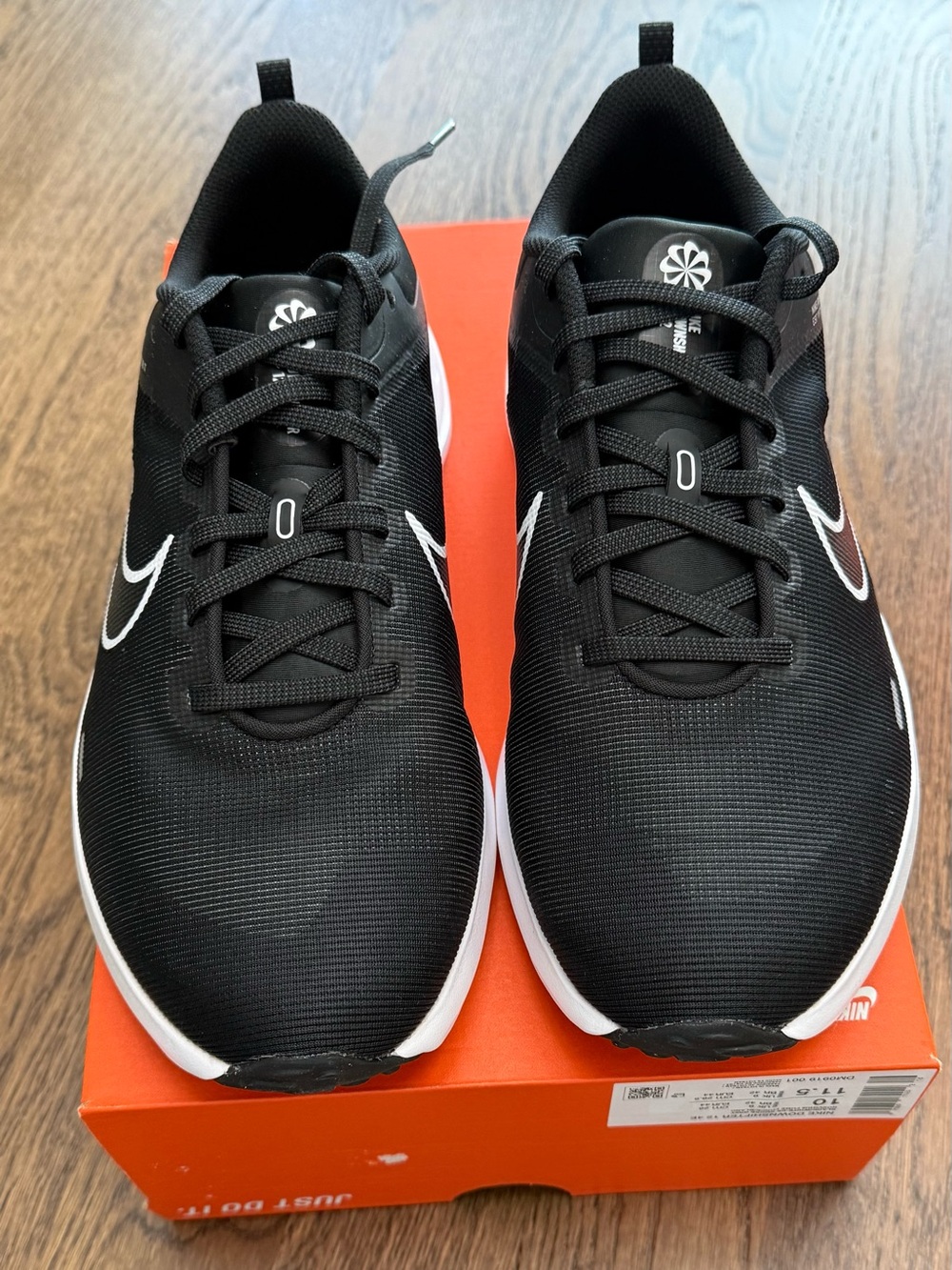 Nike Downshifter 12 4E Black Platinum size M11.5/W10 DM0919-001